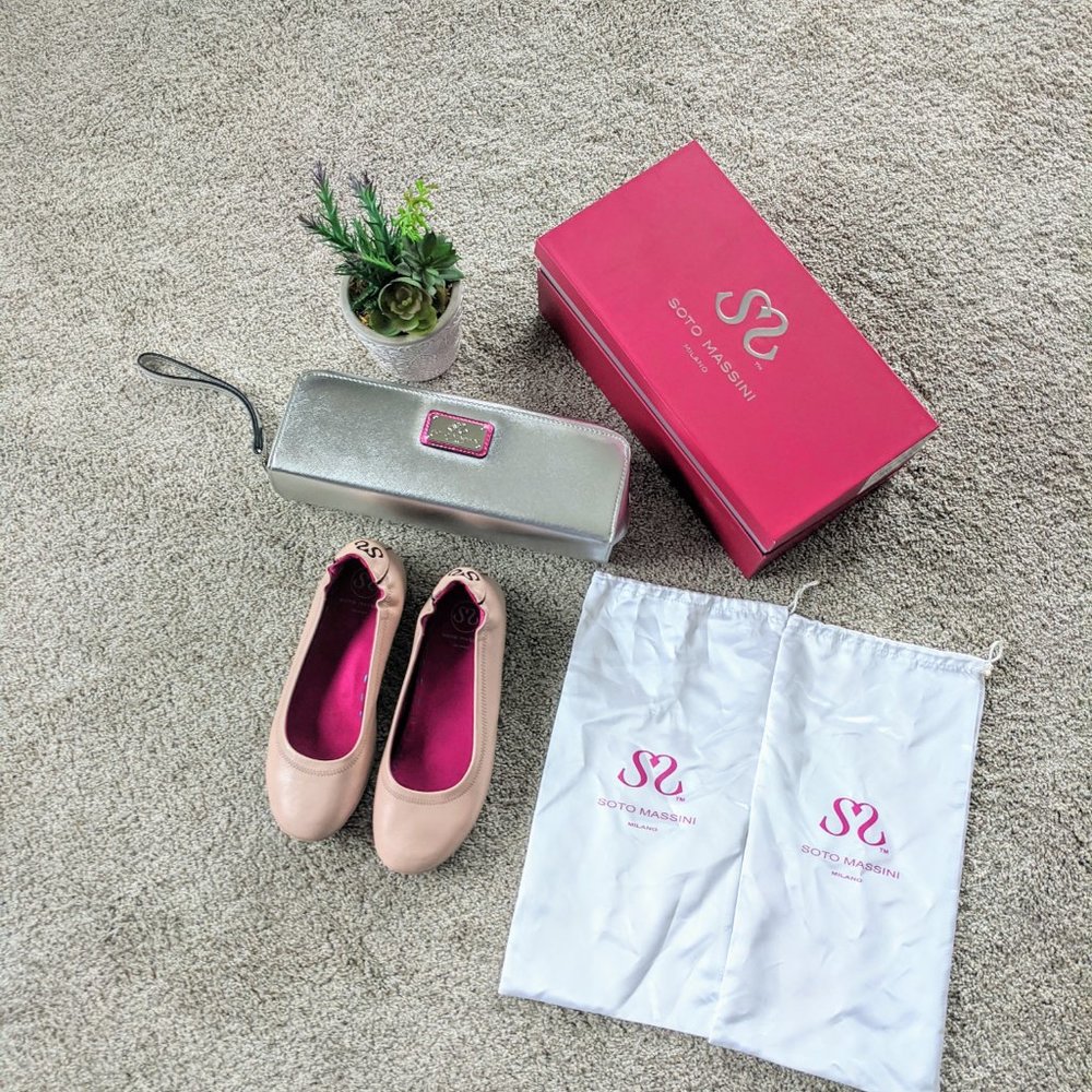 Soto Massini Milano Nude Terzetto Ballet Flats